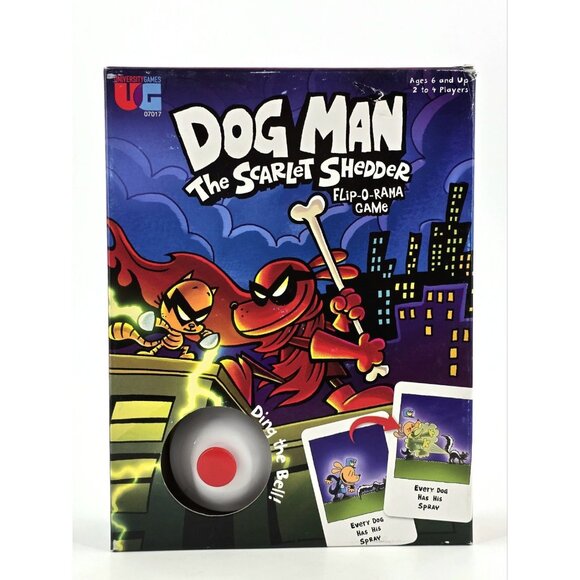 University Games Other - Dog Man The Scarlet Shedder Flip-O-Rama Game University Games